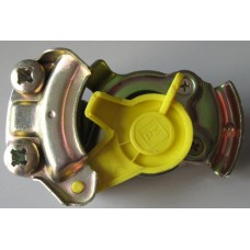 Levegőkuplung M22x1.5 pótkocsis szelep nélüli sárga